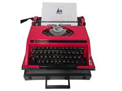 Rover/ Olympiette Typewriter, Vintage, Manual Portable, Professionally Serviced by Typewriter.Company