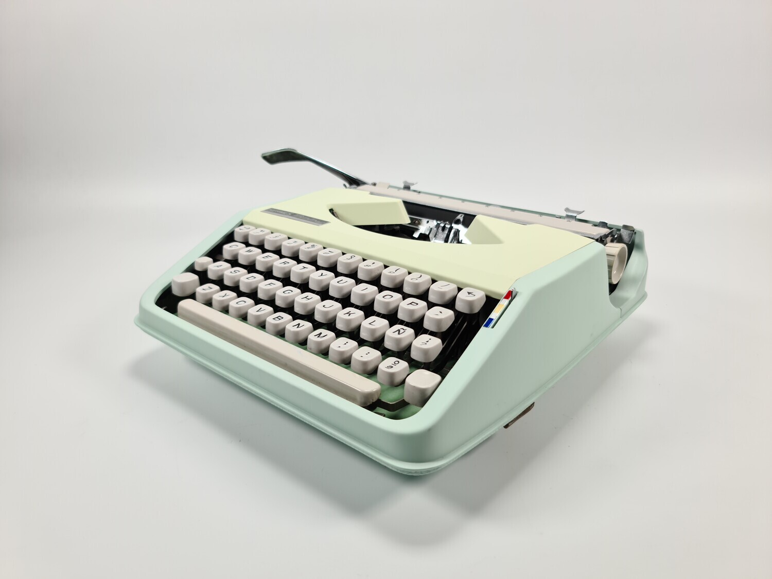 Hermes Baby Mint Green, Vintage, Manual Typewriter, Serviced