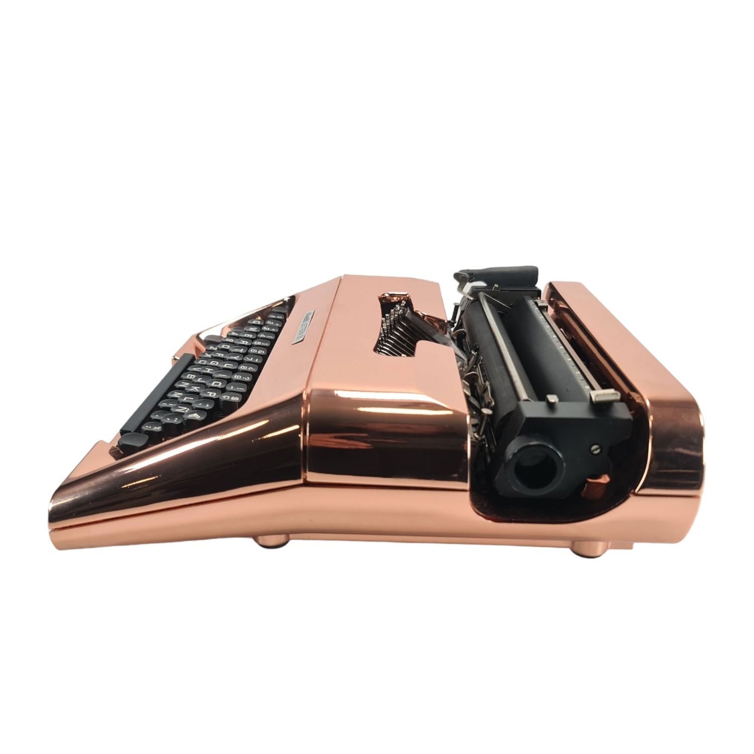 Olivetti Lettera 35, Copper-Plated Manual Vintage Typewriter, Refurbished