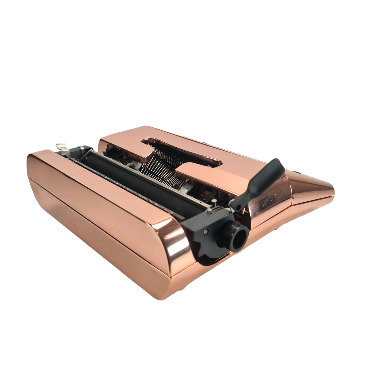 Olivetti Lettera 35, Copper-Plated Manual Vintage Typewriter, Refurbished