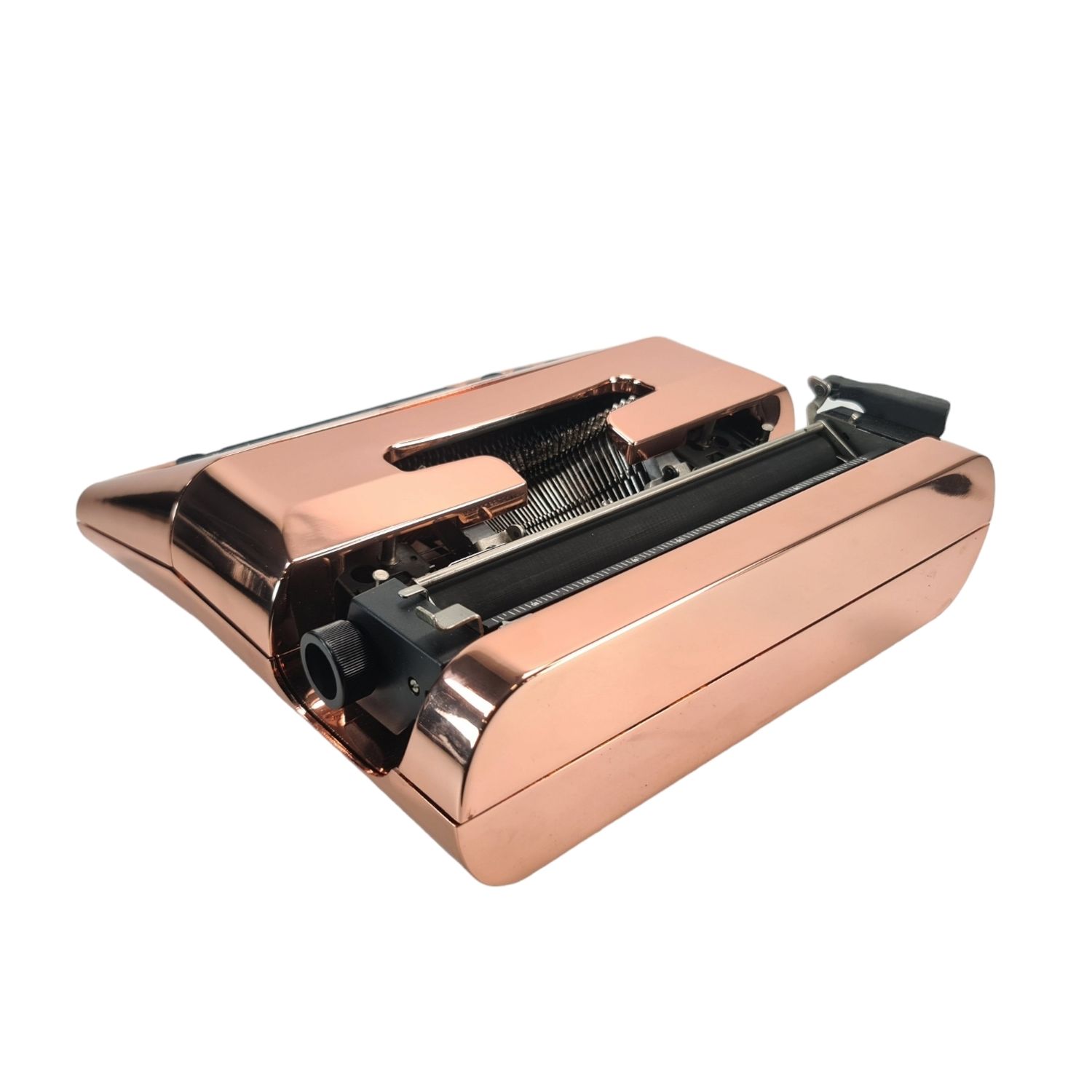 Olivetti Lettera 35, Copper-Plated Manual Vintage Typewriter, Refurbished