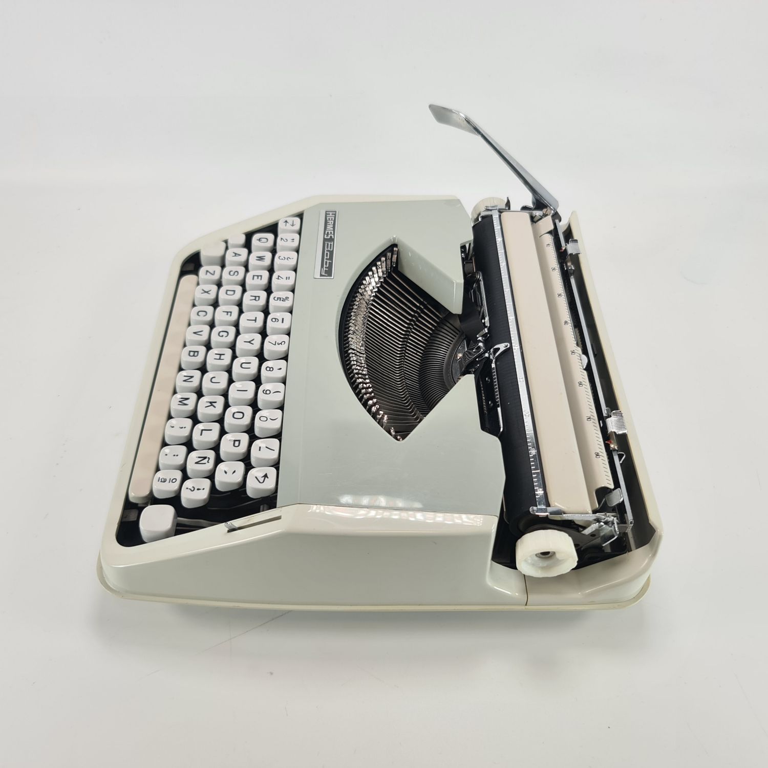Hermes Baby Grey Manual Typewriter, Vintage, Professionally Serviced