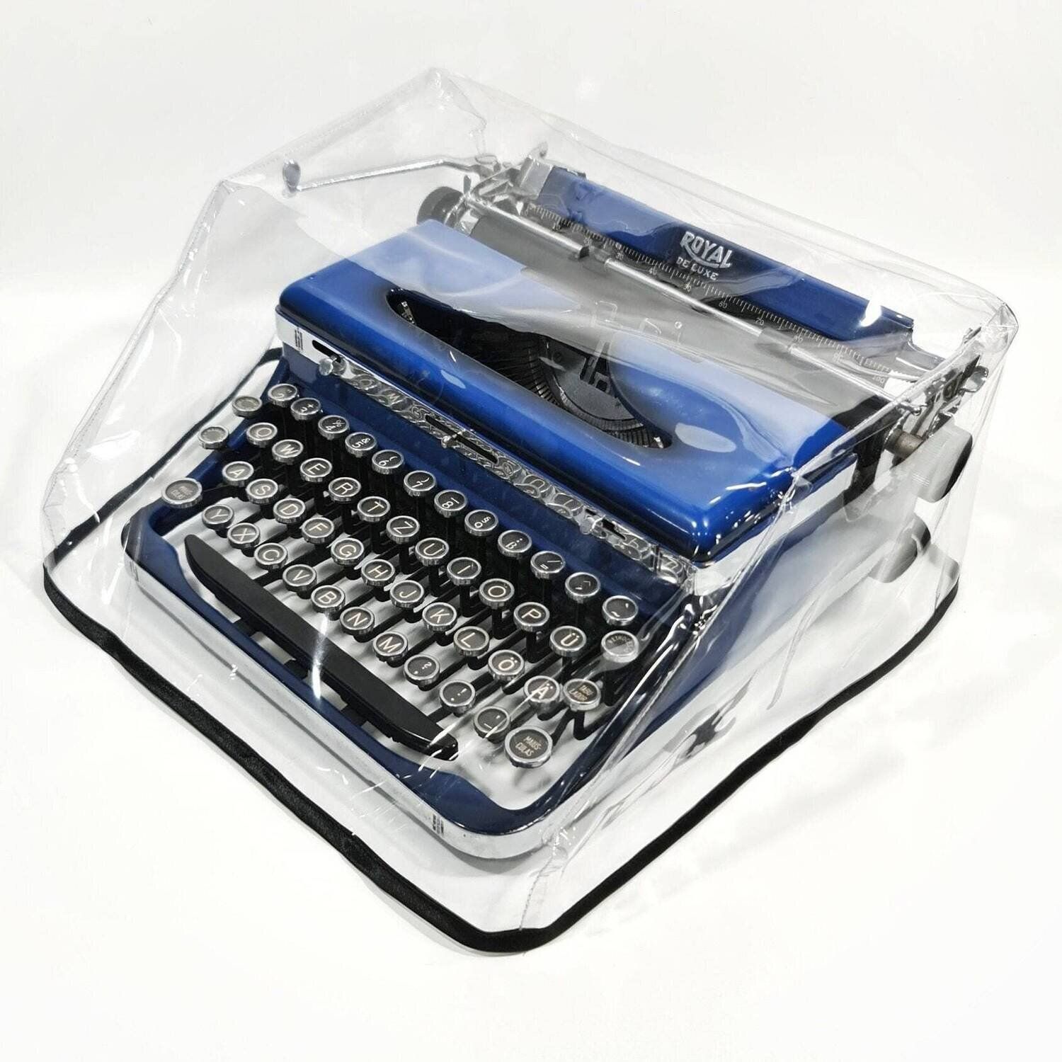 MEDIUM Transparent Dust Cover for Royal P, A, O, Typewriter