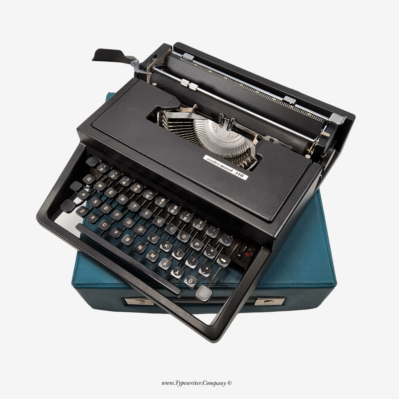 Olivetti Dora Black Typewriter, Vintage, Manual, Refurbished