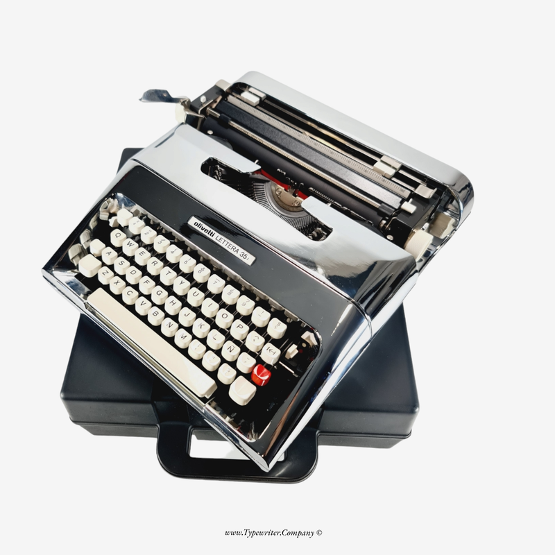 PRE-ORDER Olivetti Lettera 35 Typewriter (Ltd.Edition 01of 50) chrome-plated