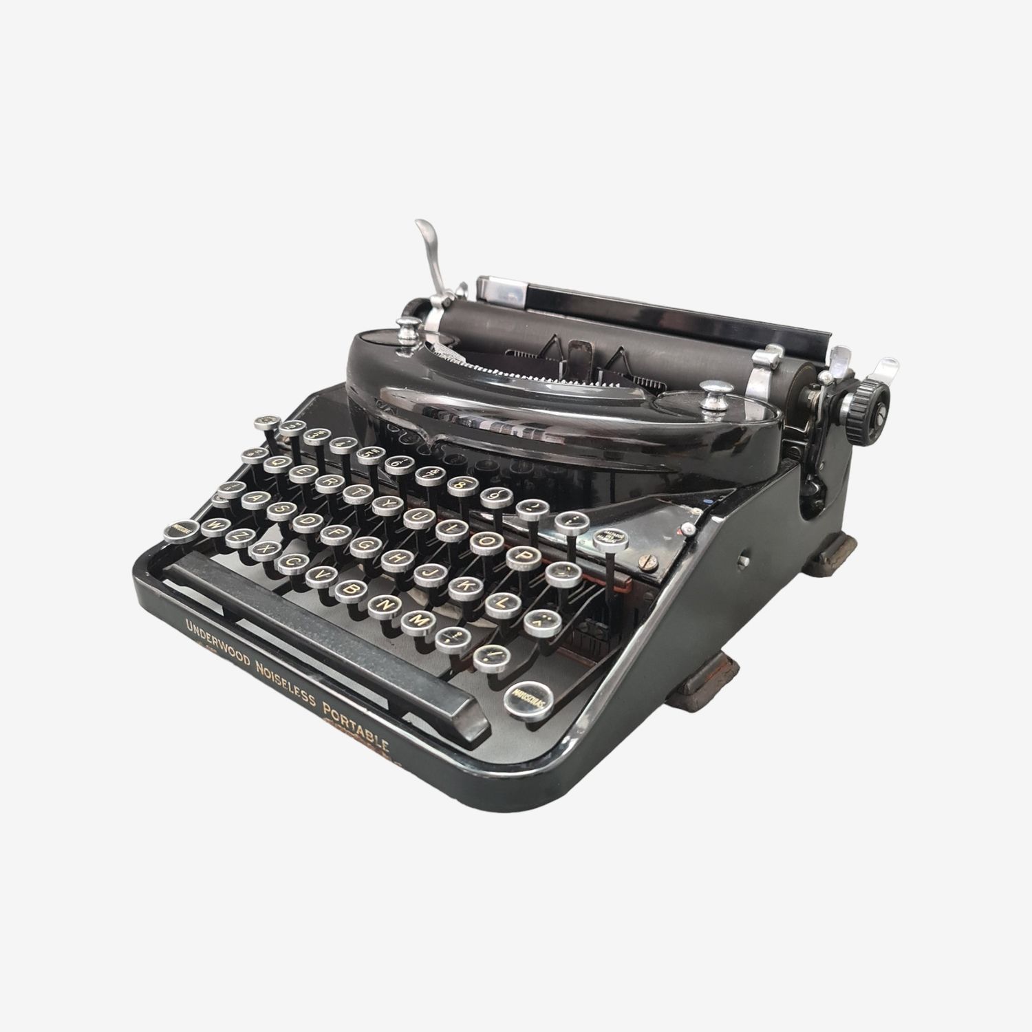 Underwood Noiseless Portable Vintage Manual Typewriter, Serviced