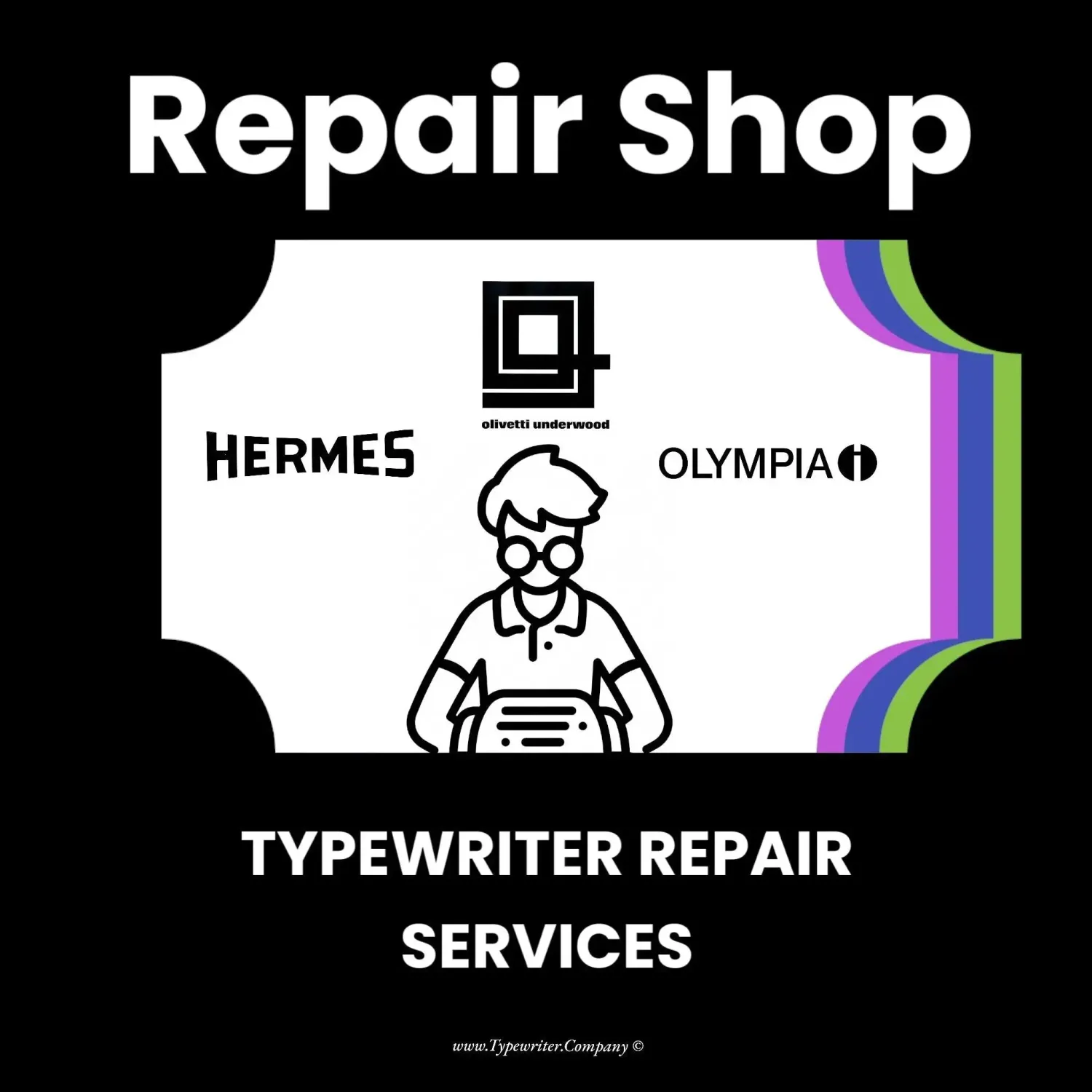 Typewriter Repair Shop - Restoration and Repair Services of Rare Models