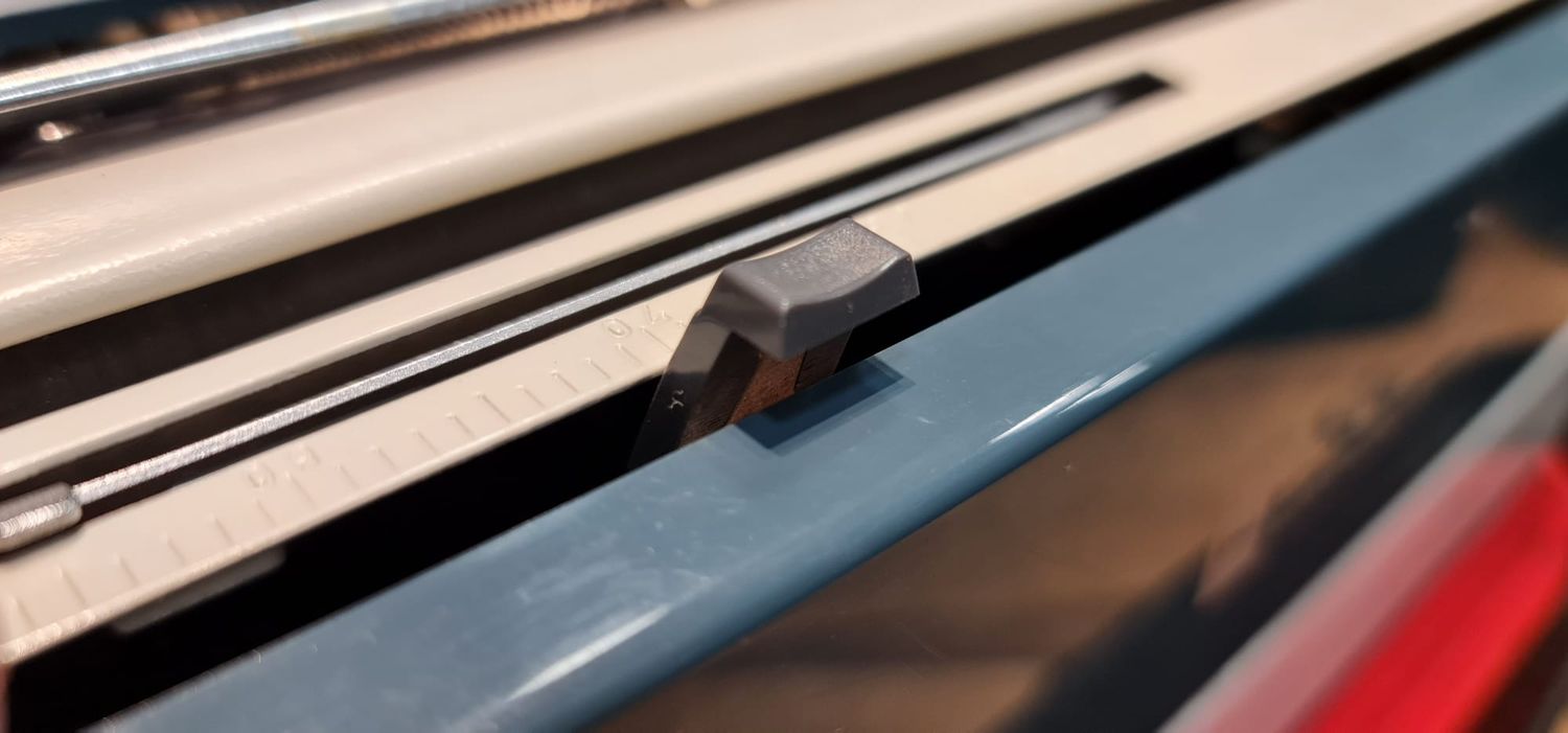 Erika 155 plastic tabulator cover