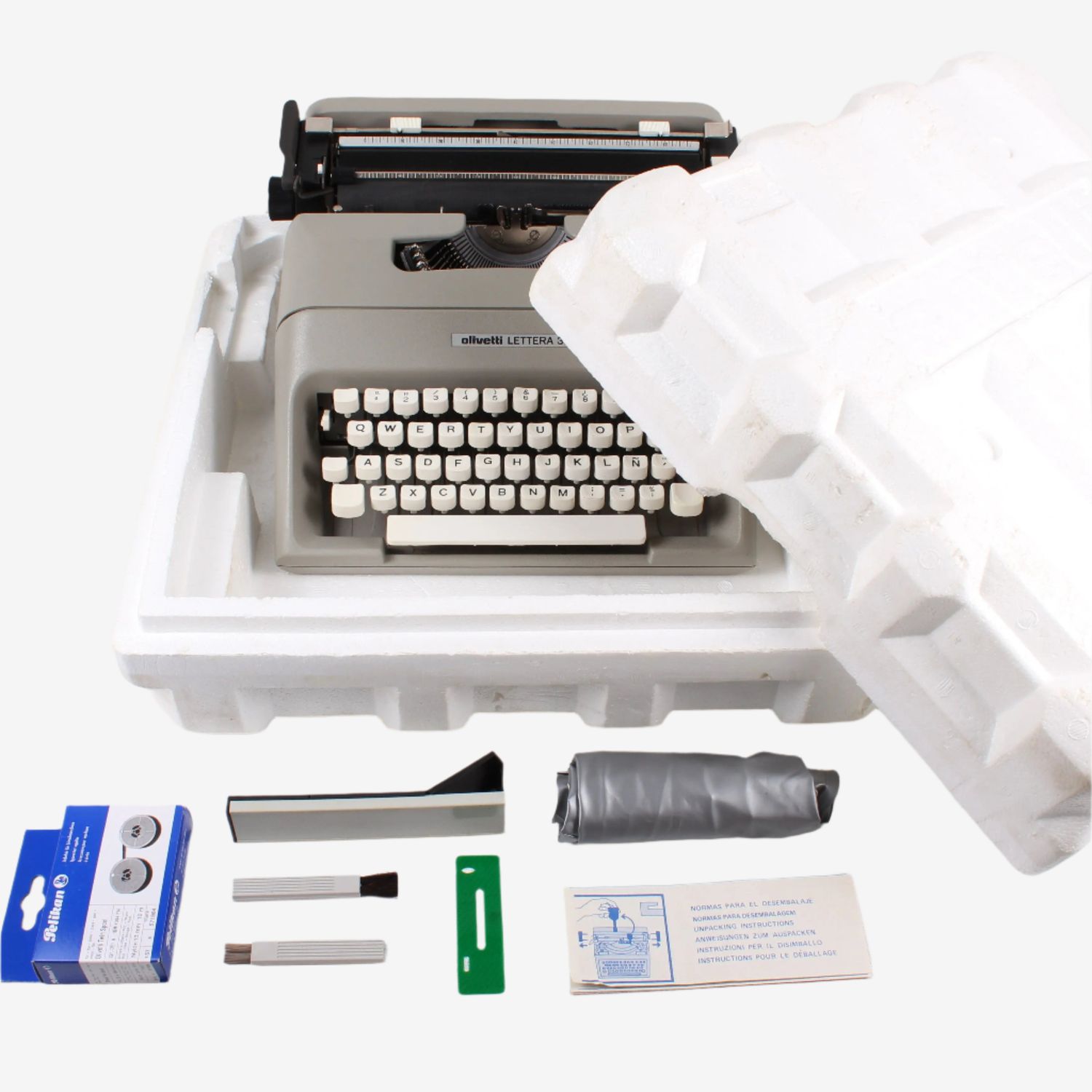 Extremely Rare! Just Unboxed New Olivetti Lettera 35 Typewriter