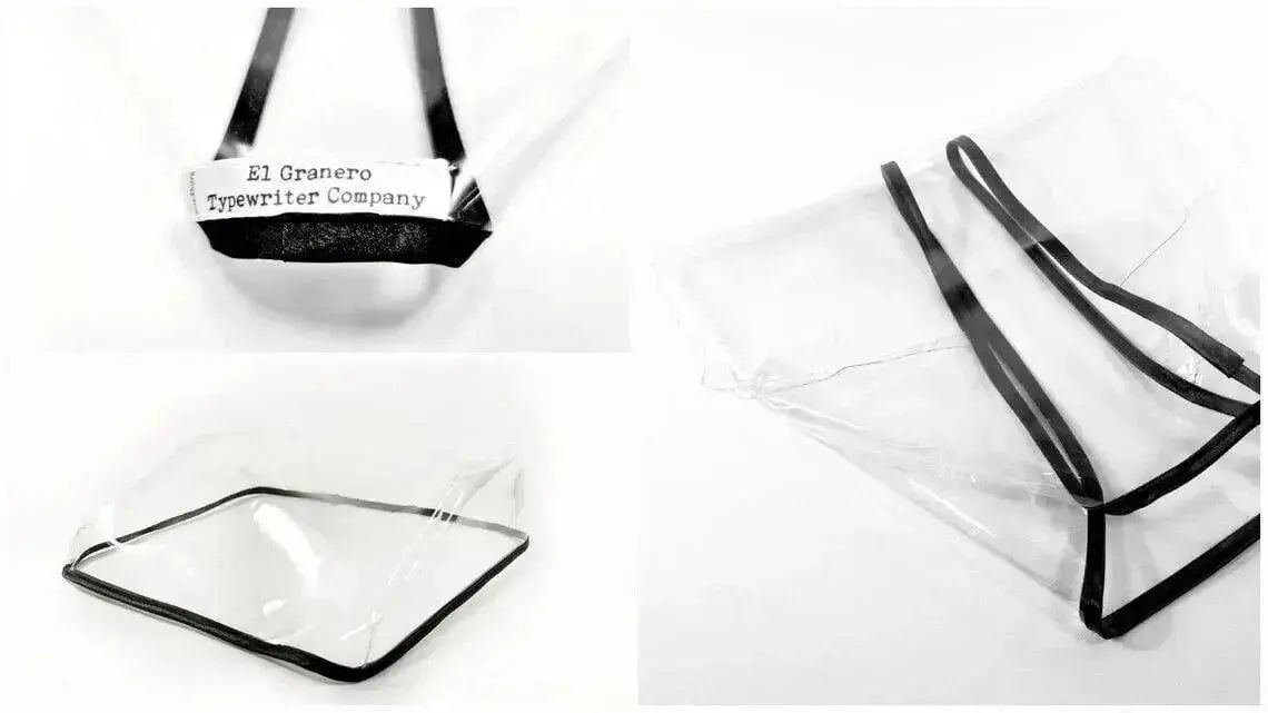 OUTLET S, M Transparent Typewriter Dust Cover for Portable Typewriters