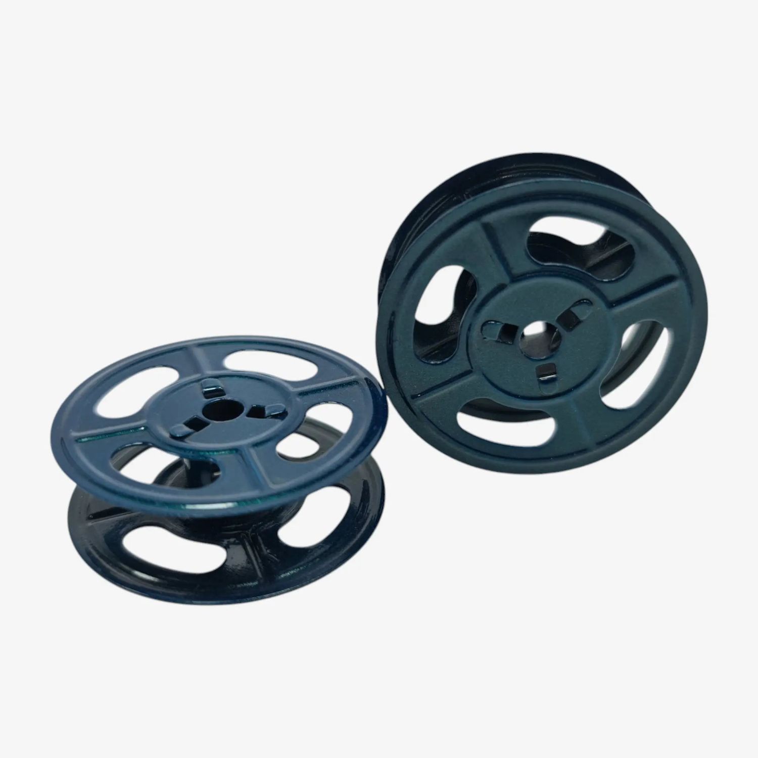 Turquoise Metal Universal Ribbon Spools for Typewriters