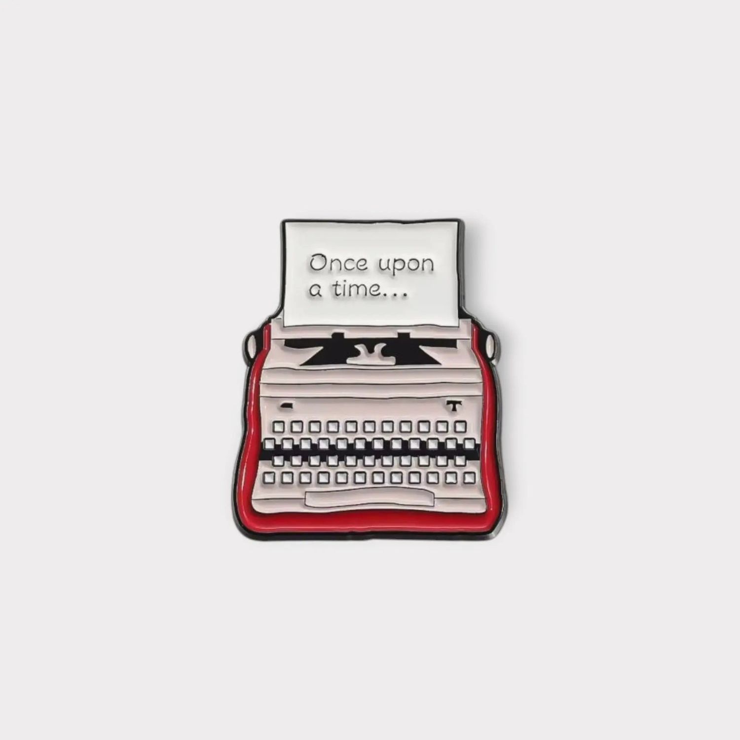 Vintage Enamel Pin - Gift for Writer -  Souvenir - Typewriter Pins