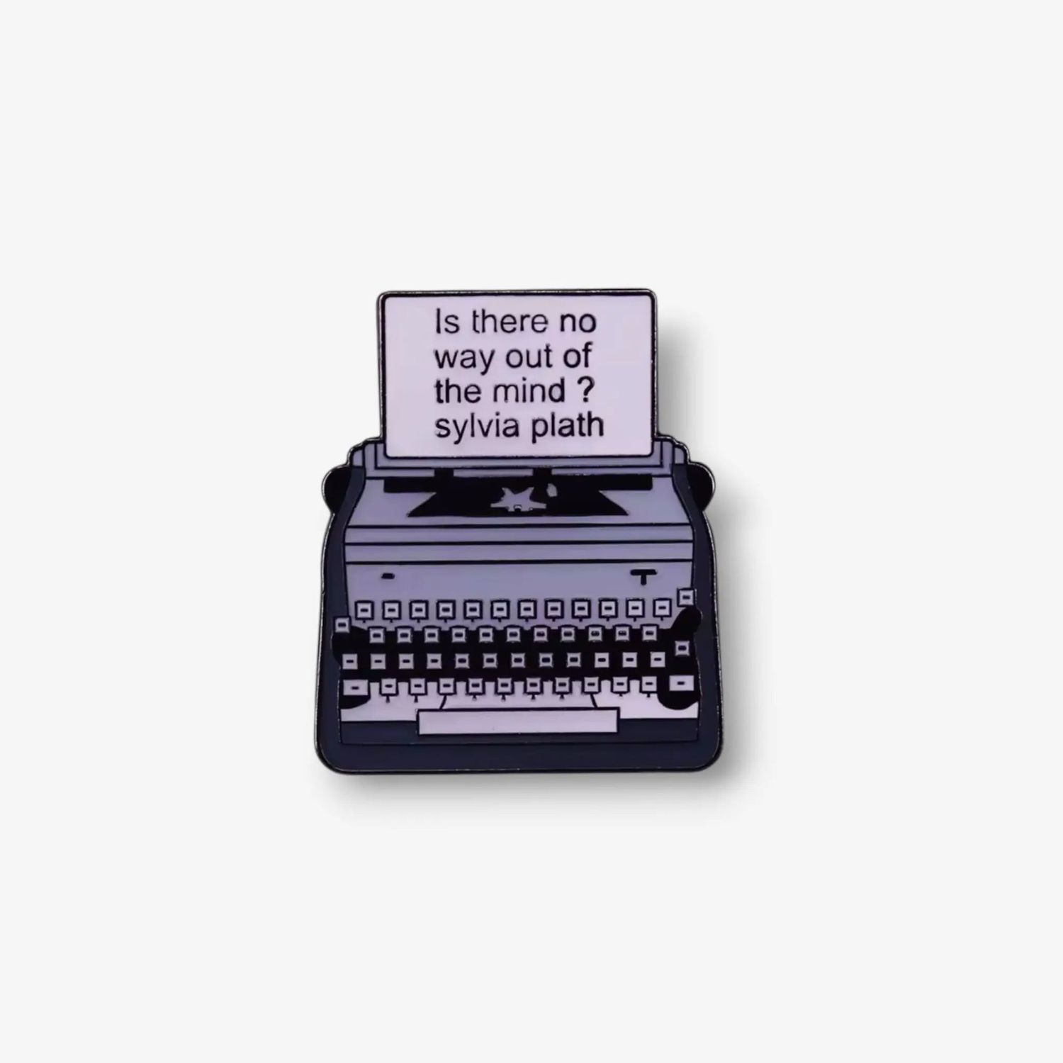 Vintage Typewriter Enamel Pin - Gift for Writer -  Souvenir - Typewriter Pin