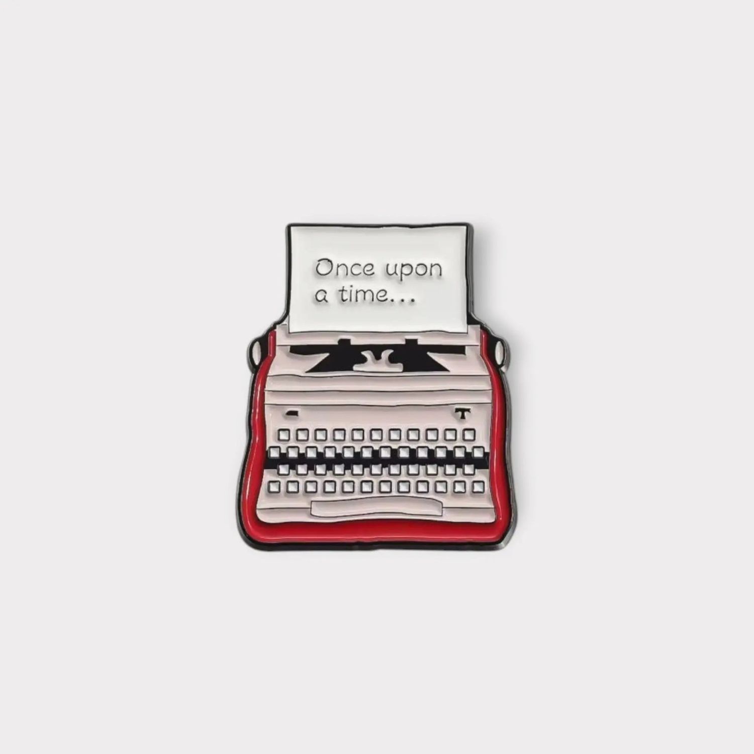 Vintage Enamel Pin - Gift for Writer -  Souvenir - Typewriter Pins