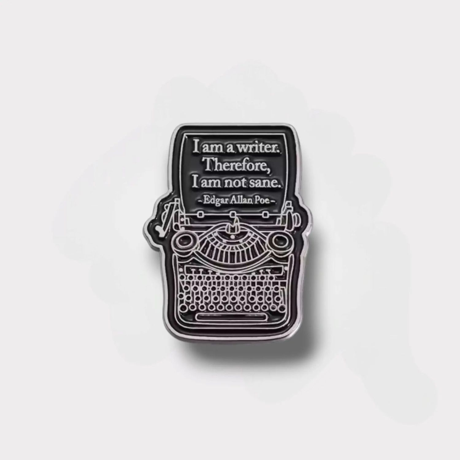 Vintage Typewriter Enamel Pin - Gift for Writer -  Souvenir - Typewriter Pins