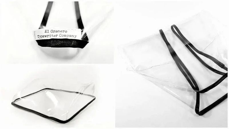 Universal Transparent Dust Cover for Classic Vintage Typewriters