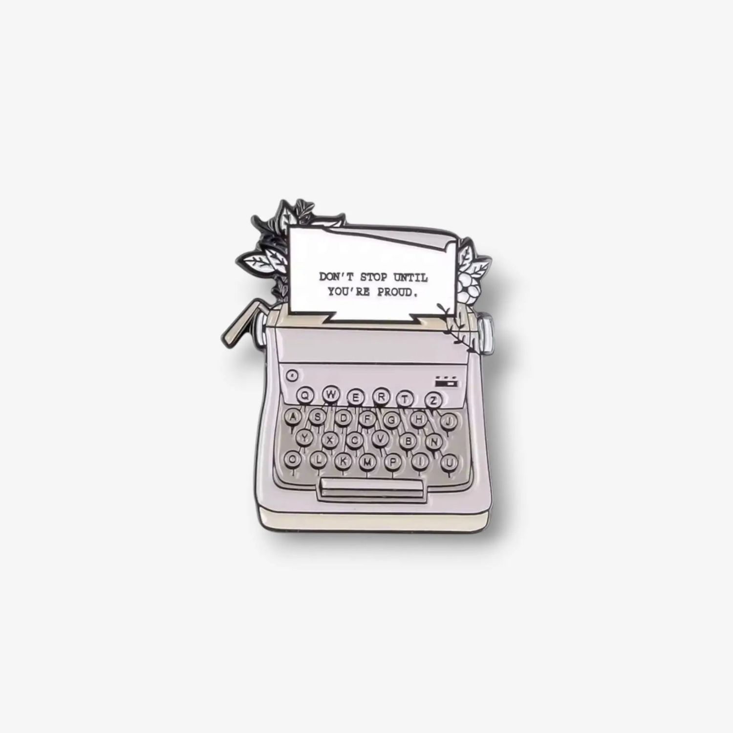 Vintage Typewriter Enamel Pin - Gift for Writer -  Souvenir - Typewriter Pin