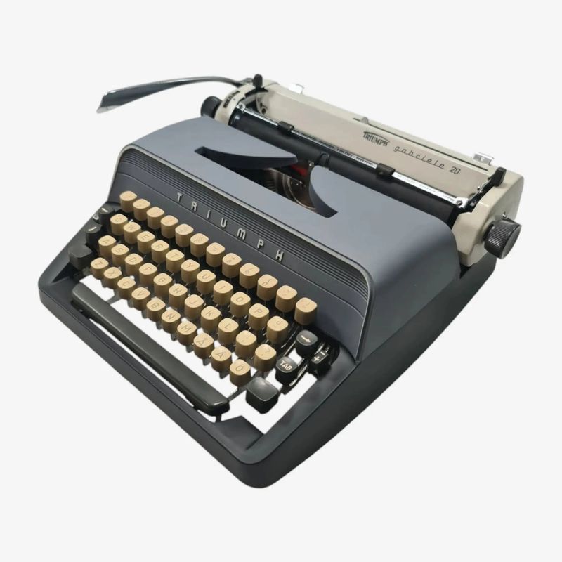 Adler Gabrielle 20 Manual Vintage Typewriter, QWERTY, Refurbished