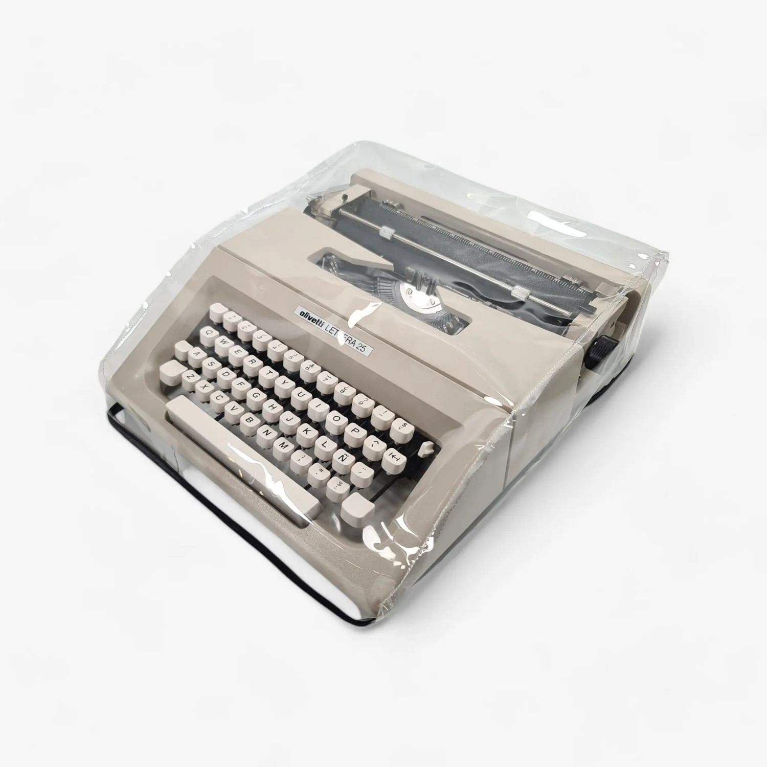 MEDIUM Transparent Typewriter Dust Cover for Olivetti Lettera 25
