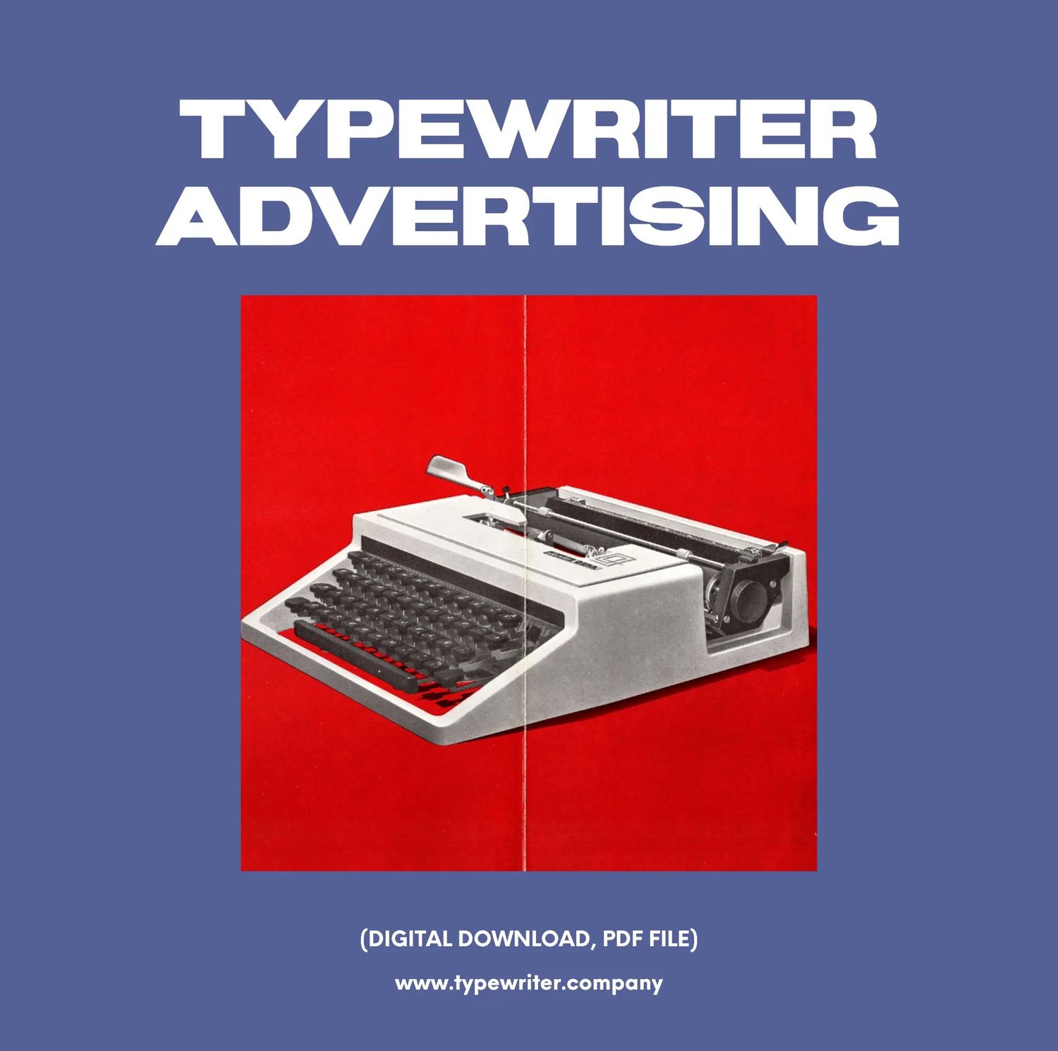 Original Vintage Ad for Typewriter Olivetti Dora, PDF in Spanish