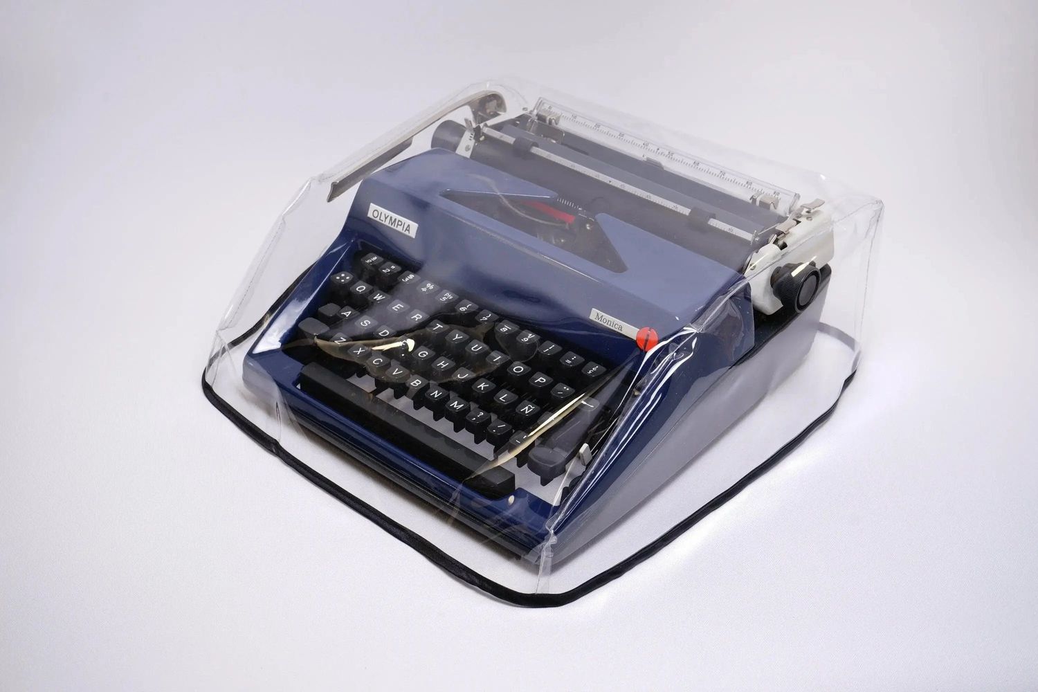MEDIUM Typewriter Dust Cover for Olympia SM, Transparent