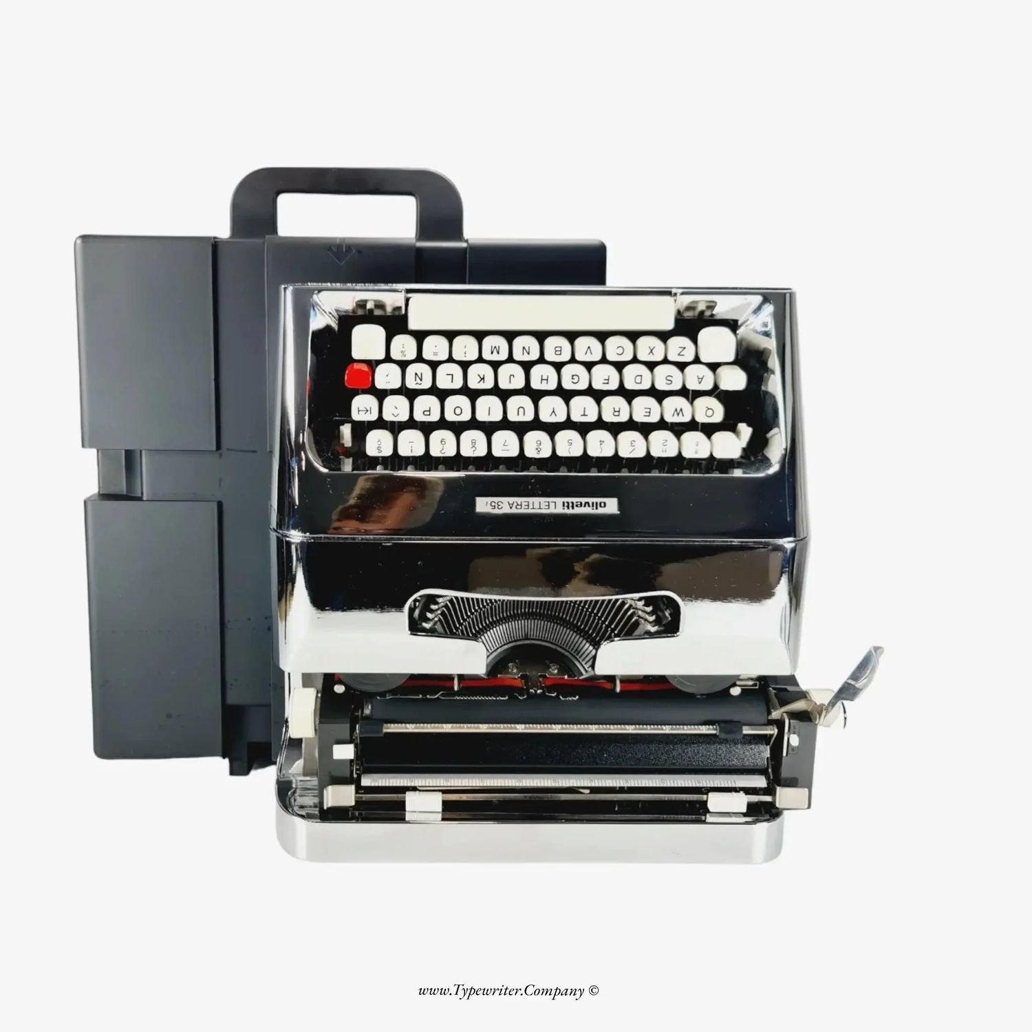 PRE-ORDER Olivetti Lettera 35 (Ltd.Edition 3 of 50) Chrome-Plated Typewriter