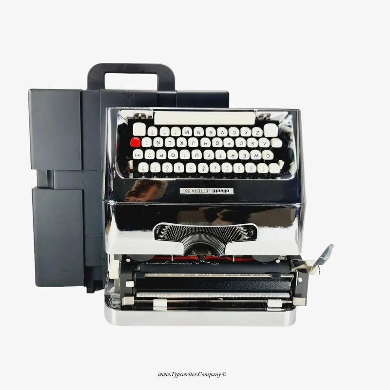 PRE-ORDER Olivetti Lettera 35 (Ltd.Edition 3 of 50) Chrome-Plated Typewriter
