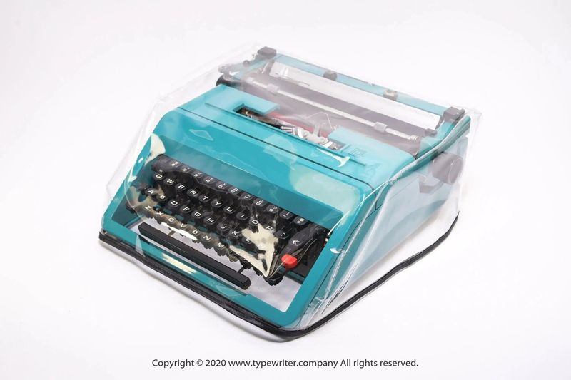 MEDIUM Transparent Typewriter Dust Cover for Olivetti Studio 45