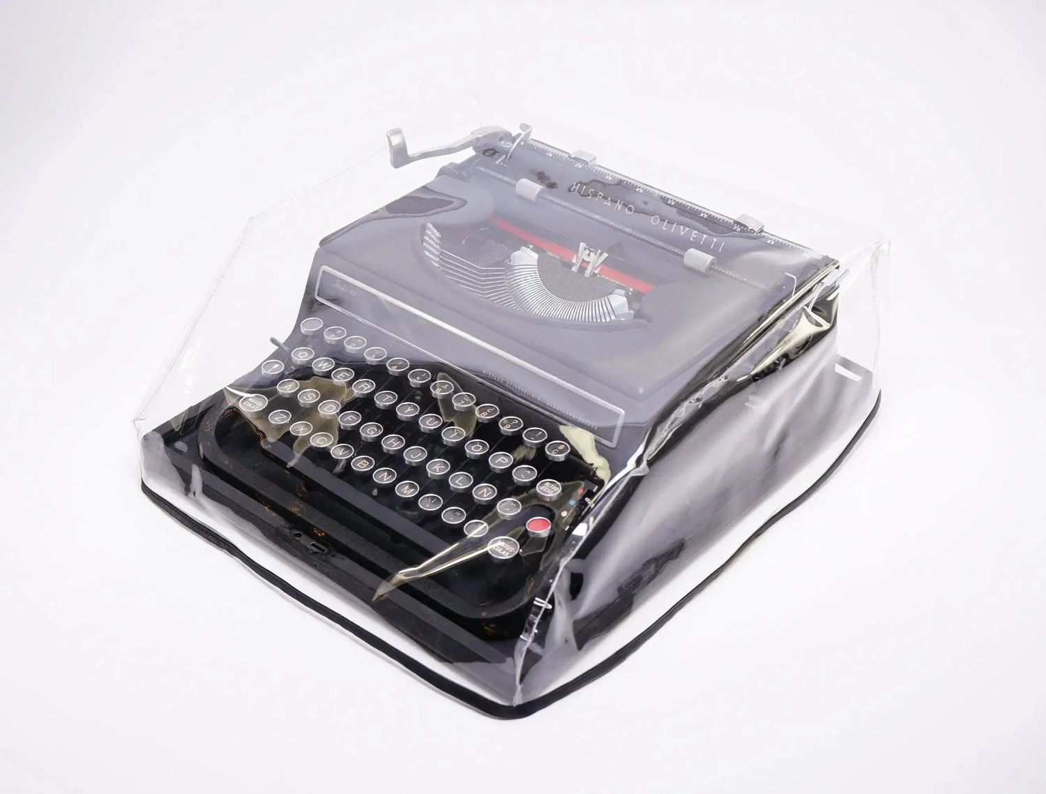 MEDIUM Typewriter Dust Cover for Olivetti Studio 46 (42), Transparent