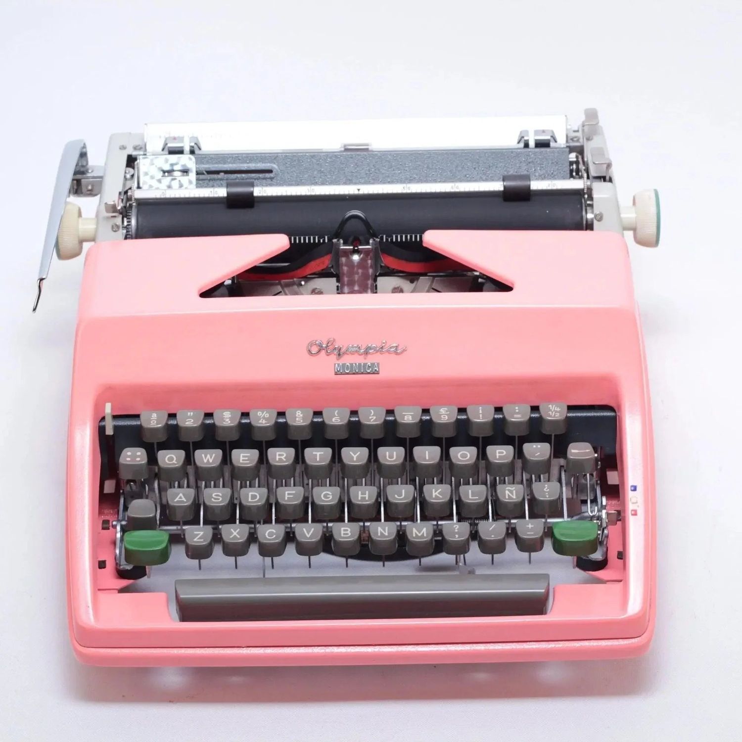 SOLD! Olympia SM Pink, Vintage Manual Typewriter, Refurbished