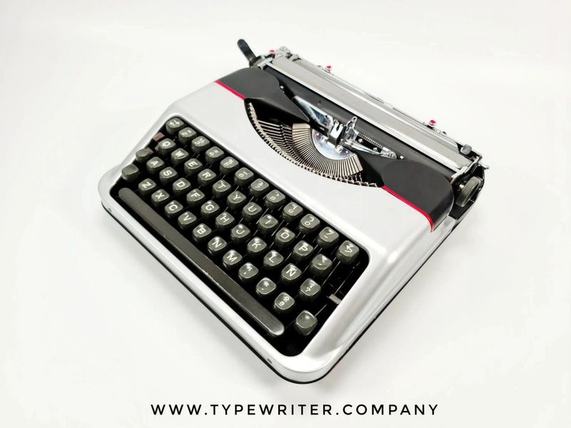 Hermes Baby Silver, Vintage Manual Typewriter, Restored