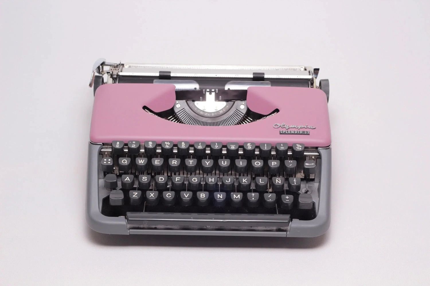 SOLD! Olympia Splendid Violet, Vintage Manual Typewriter, Refurbished
