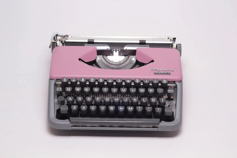 SOLD! Olympia Splendid Violet, Vintage Manual Typewriter, Refurbished