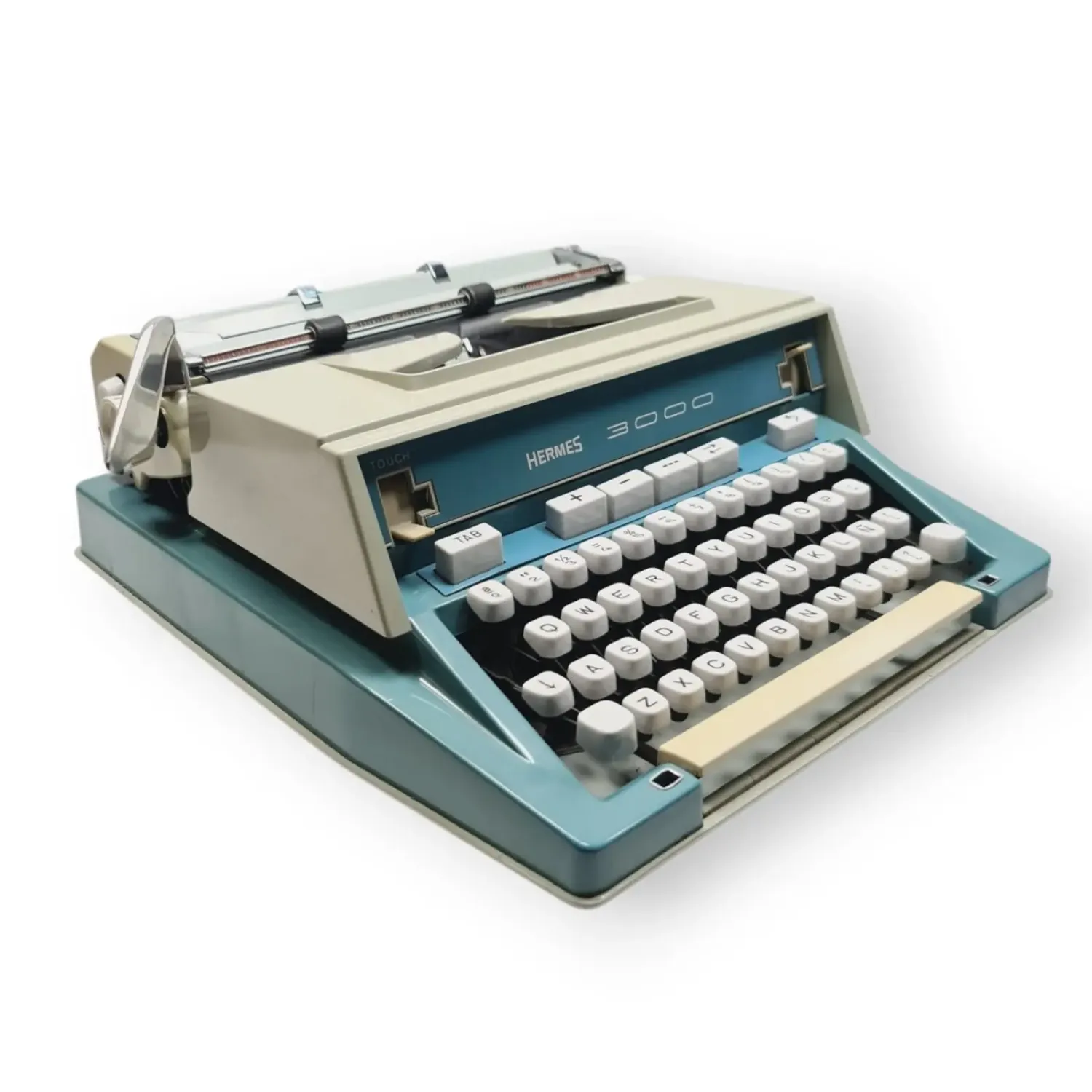 Hermes 3000 Typewriter, Rare Epoca Font, QWERTY, Serviced