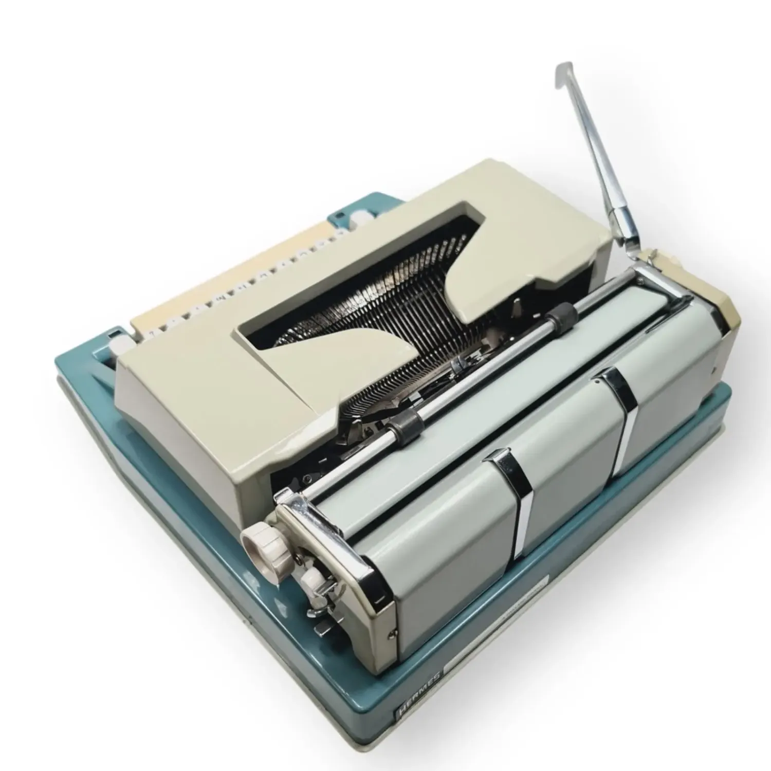 Hermes 3000 Typewriter, Rare Epoca Font, QWERTY, Serviced