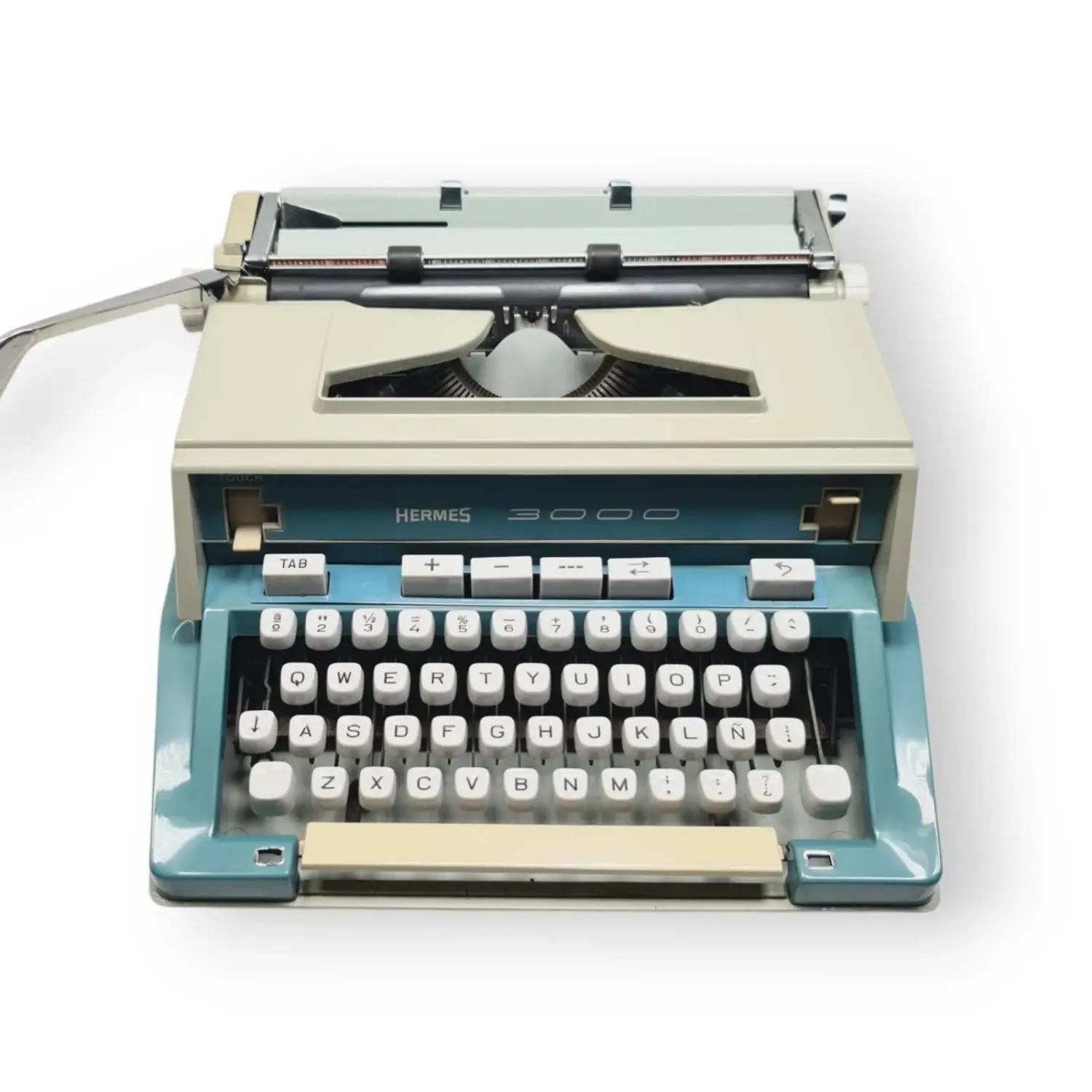 Hermes 3000 Typewriter, Rare Epoca Font, QWERTY, Serviced