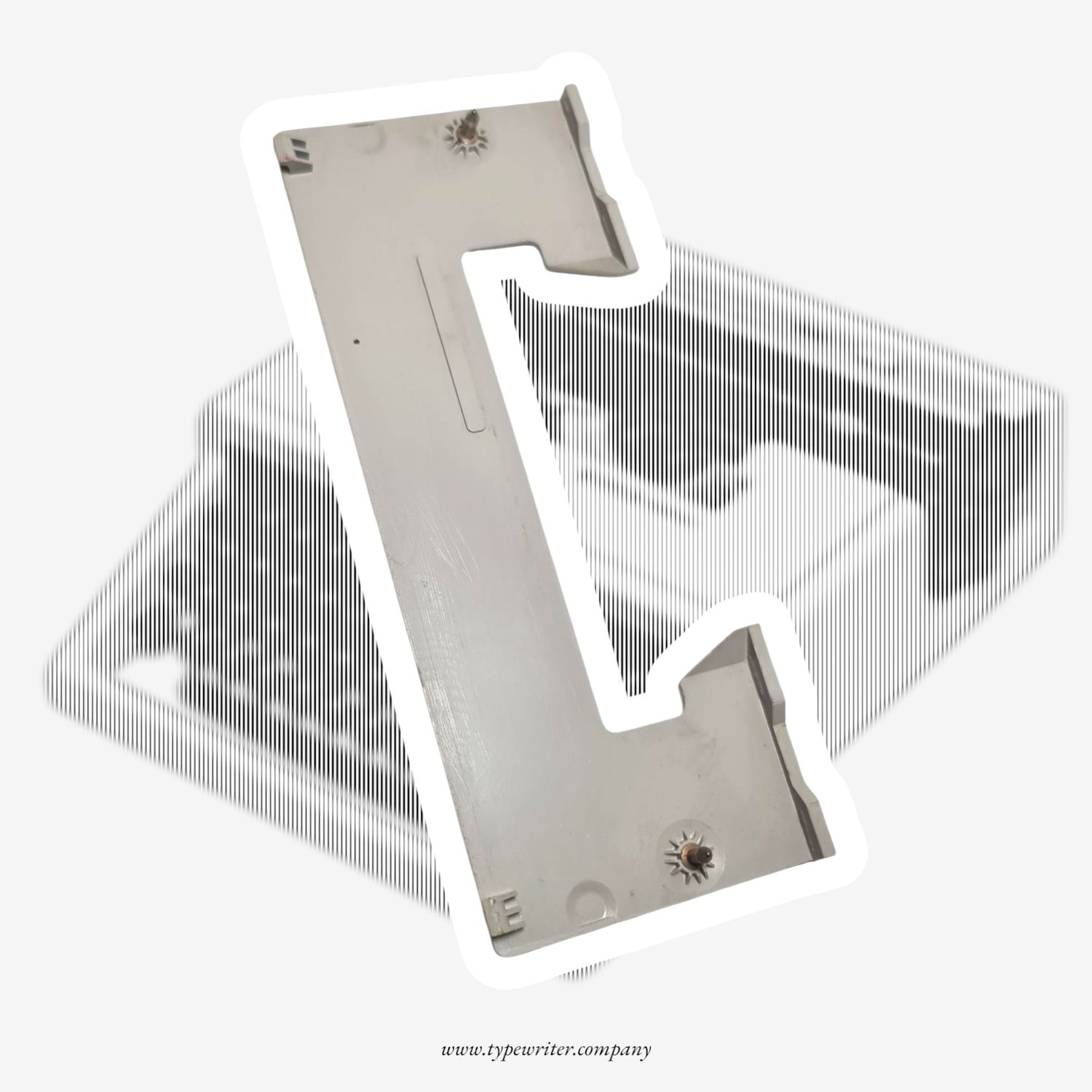 Olivetti Dora, Lettera 31, Grey Top Cover, Original Typewriter Spare Part