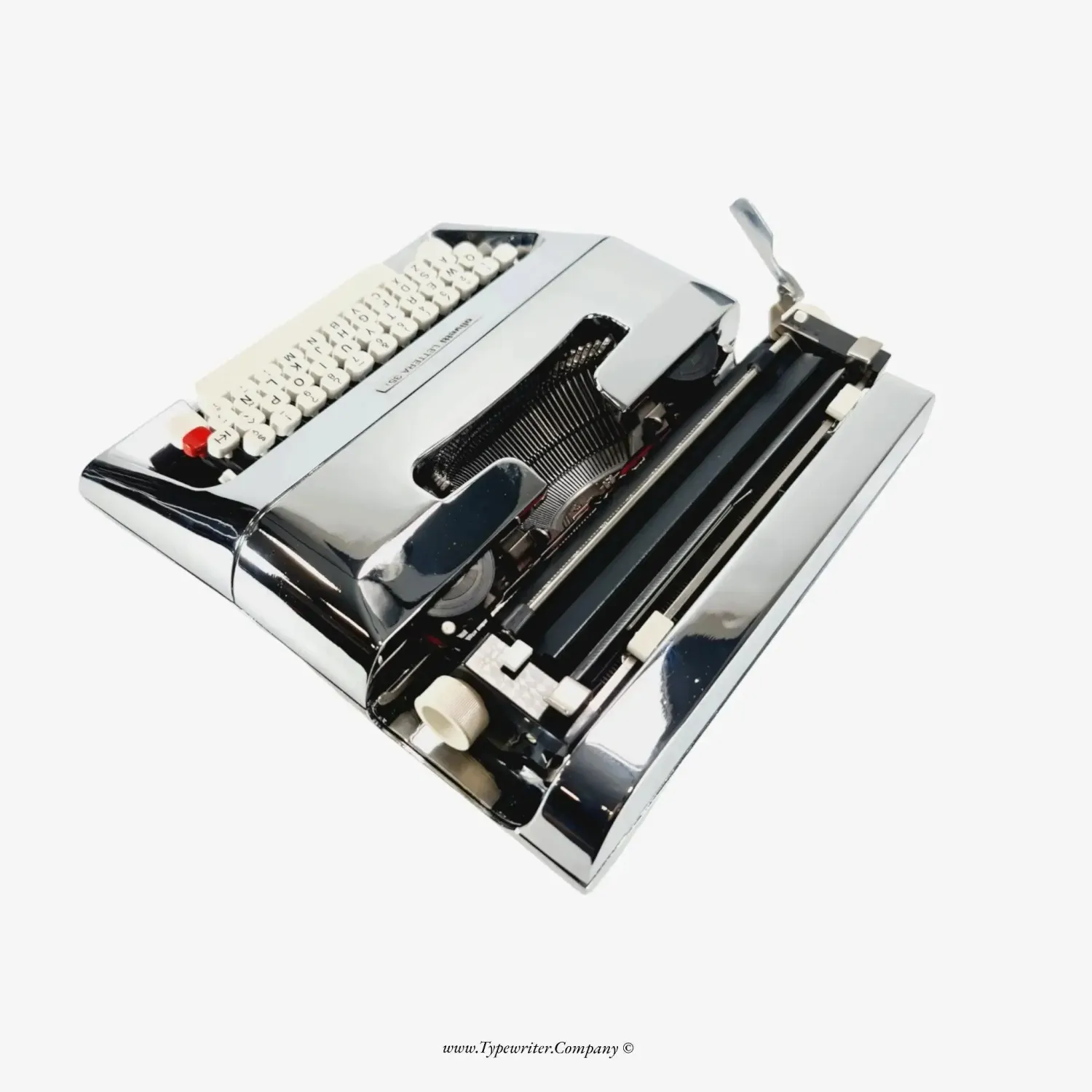 PRE-ORDER Olivetti Lettera 35 (Ltd.Edition 3 of 50) Chrome-Plated Typewriter