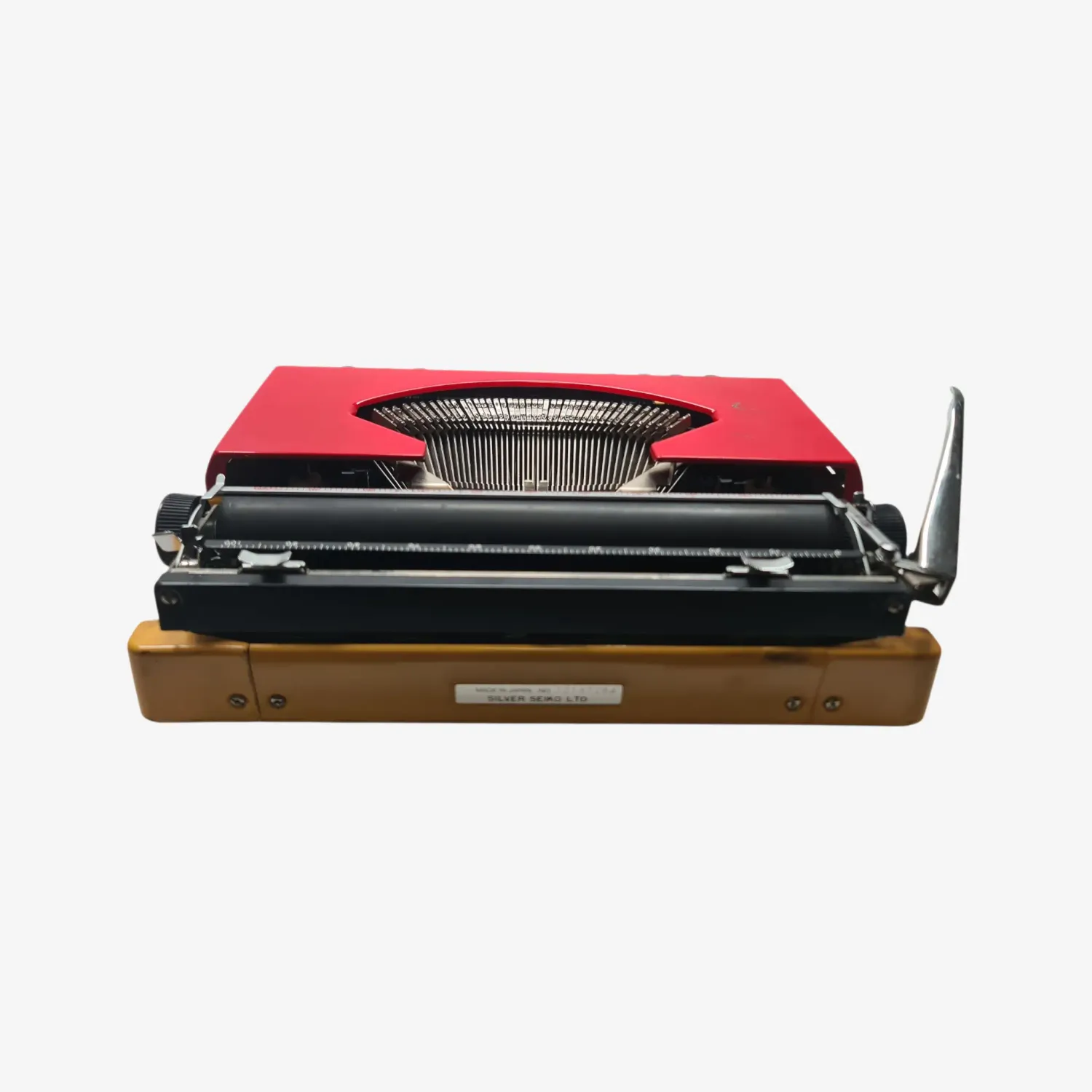 Silver-Reed Seventy- Restored 1970s Portable Typewriter (QWERTY, Elite Typeface)