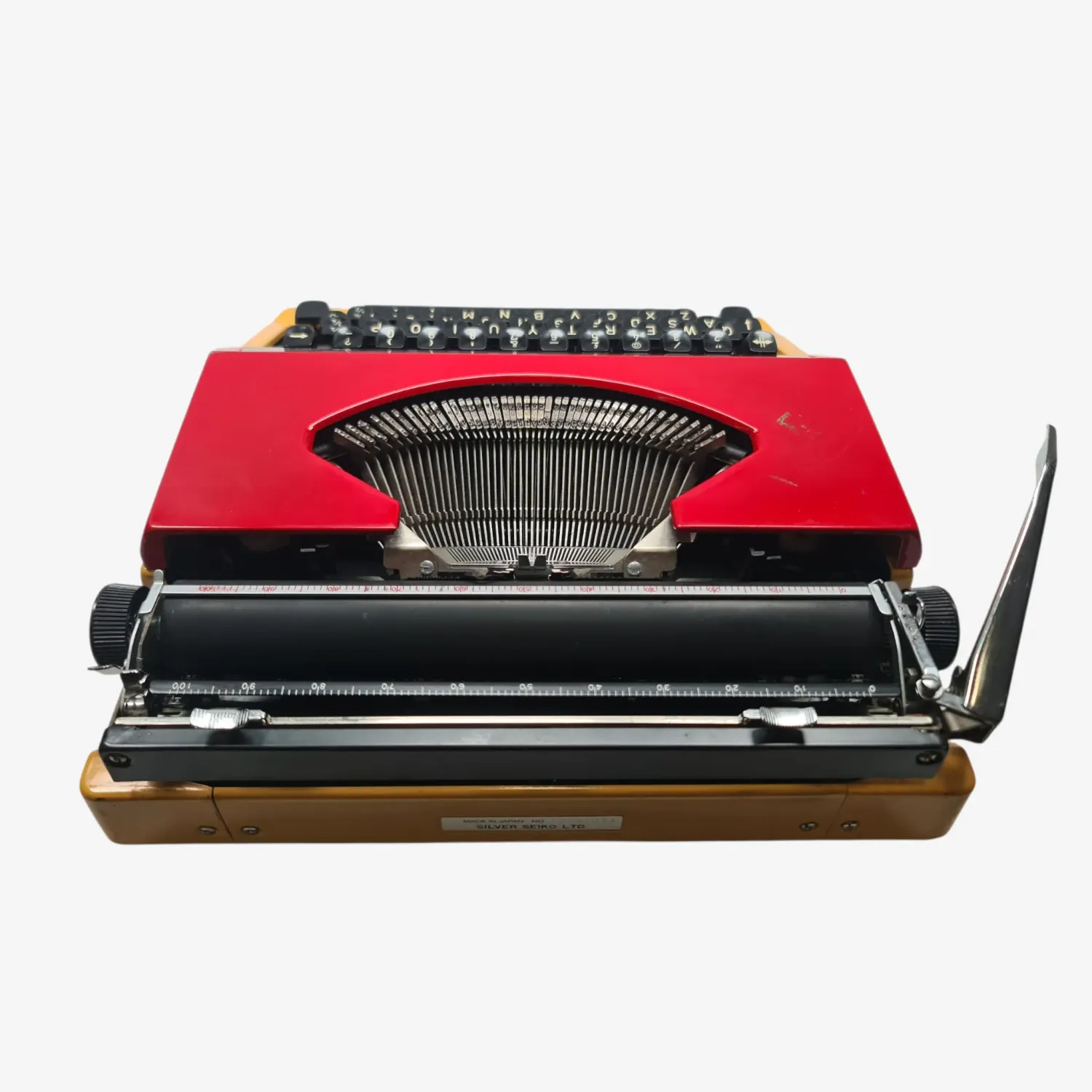 Silver-Reed Seventy- Restored 1970s Portable Typewriter (QWERTY, Elite Typeface)