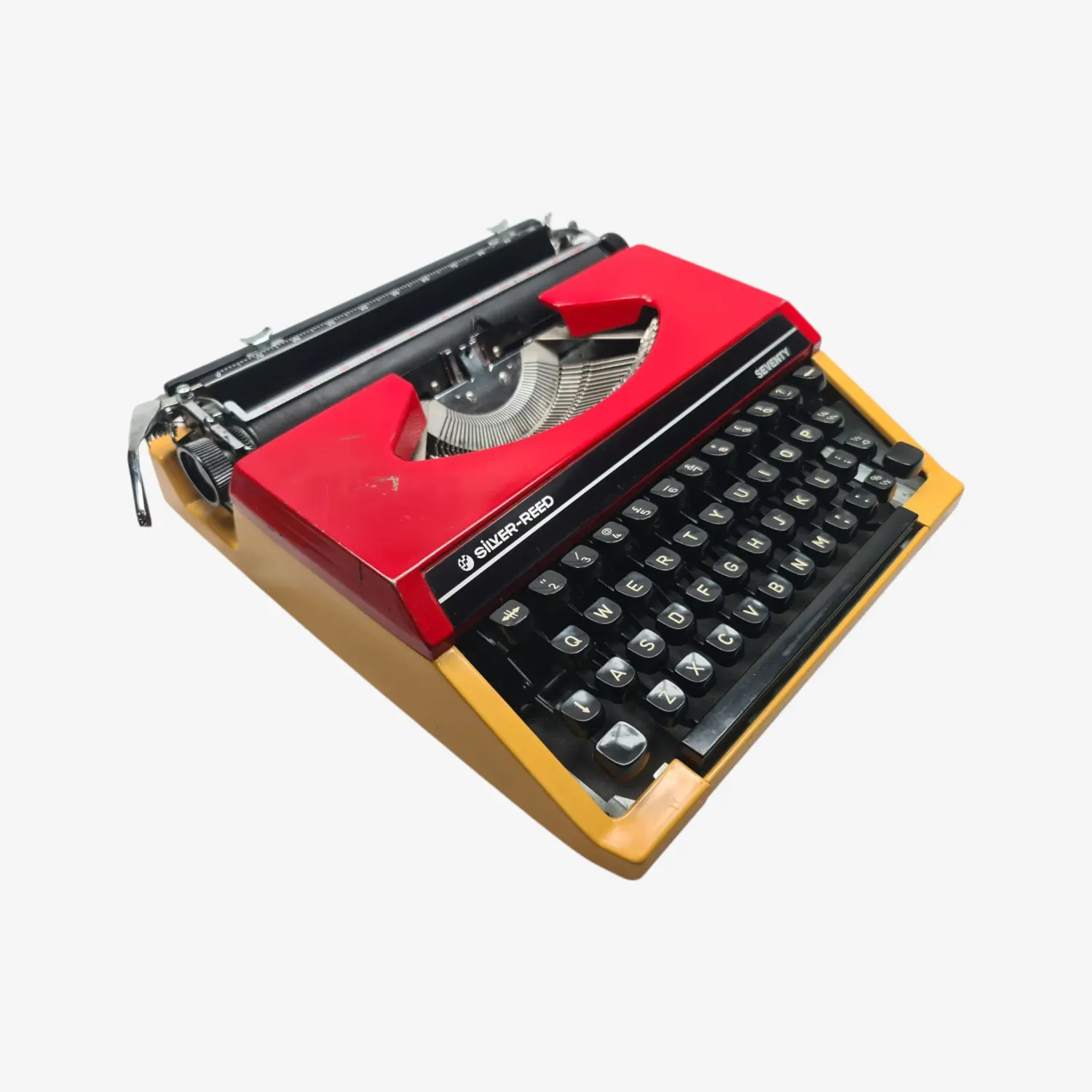 Silver-Reed Seventy- Restored 1970s Portable Typewriter (QWERTY, Elite Typeface)