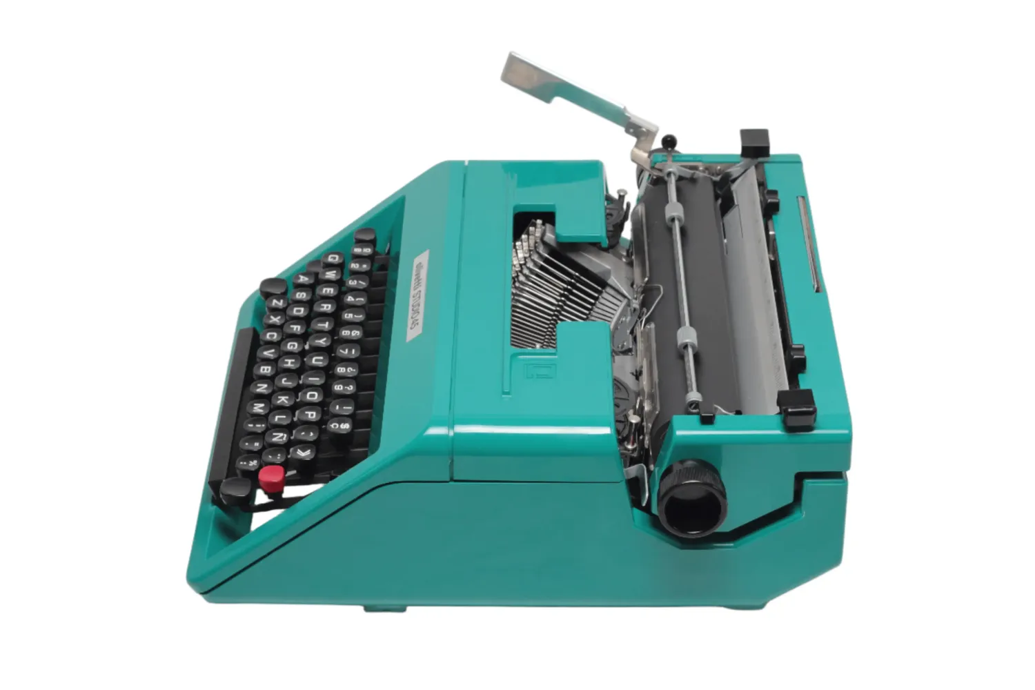 Olivetti Studio 45 Turquoise Vintage Manual Typewriter, Serviced