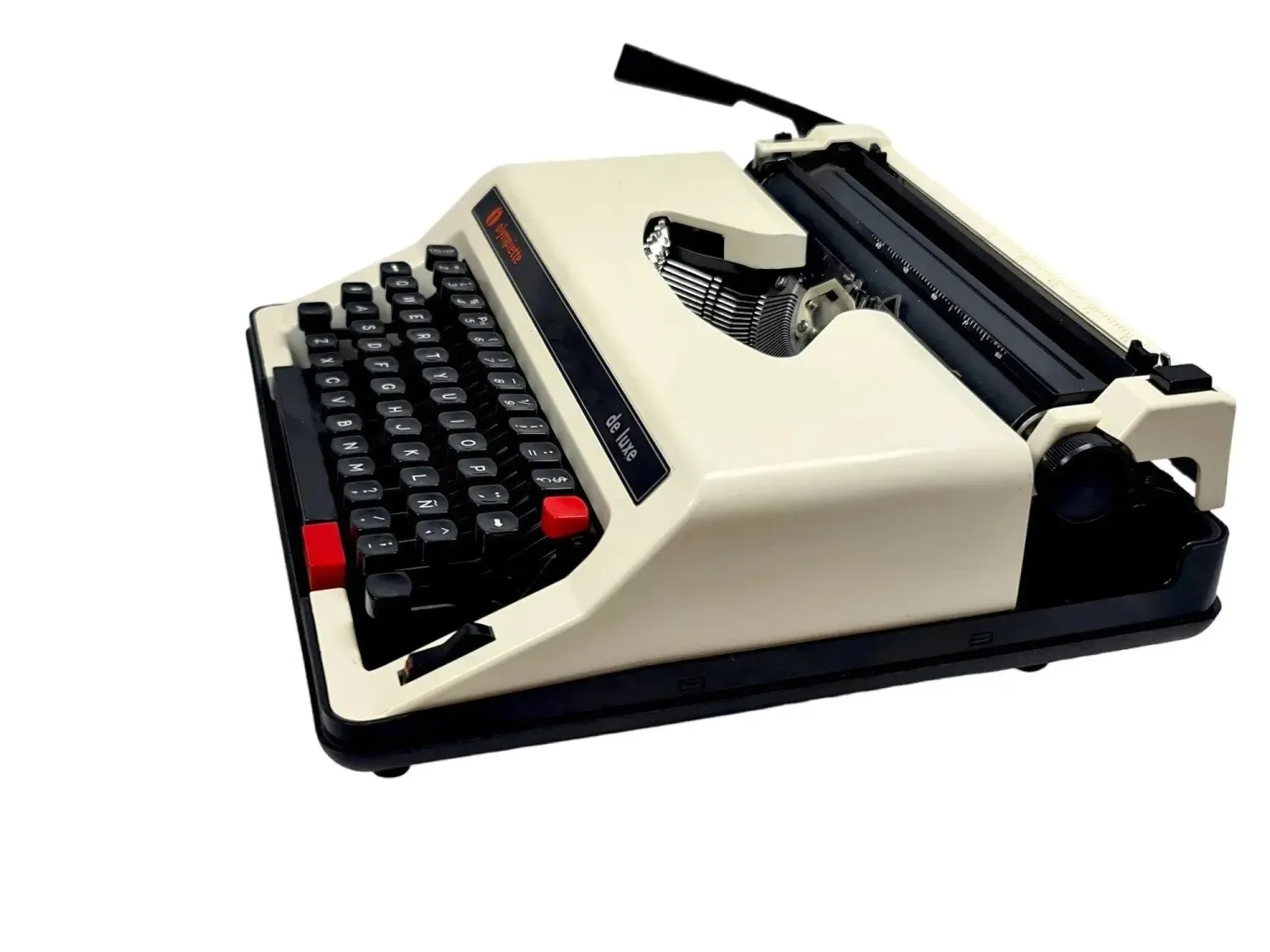 Olympiette Deluxe White, Vintage Manual Typewriter, Restored