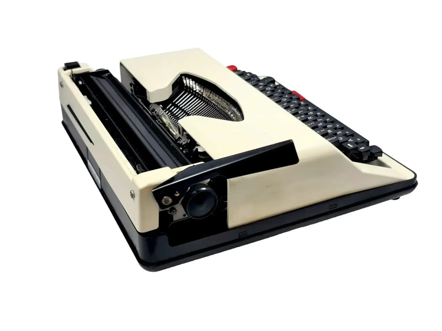 Olympiette Deluxe White, Vintage Manual Typewriter, Restored