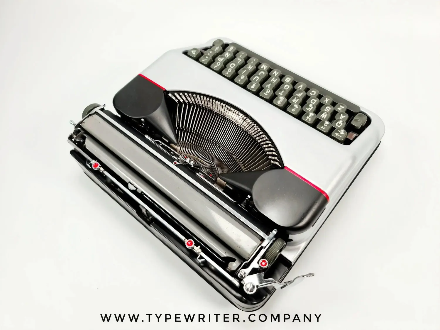 Hermes Baby Silver, Vintage Manual Typewriter, Restored