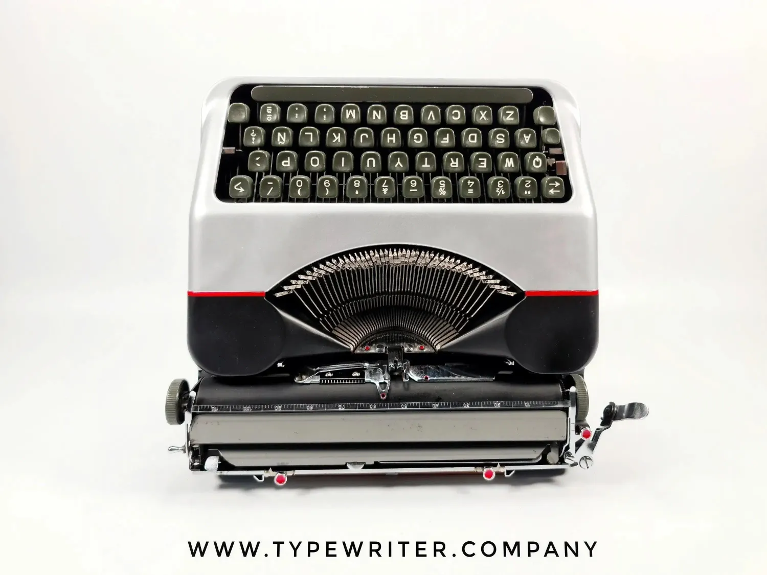 Hermes Baby Silver, Vintage Manual Typewriter, Restored