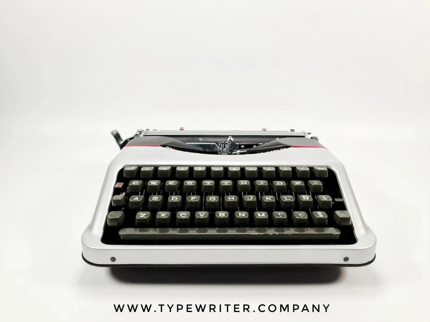 Hermes Baby Silver, Vintage Manual Typewriter, Restored