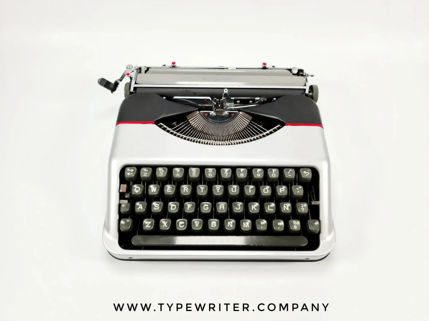 Hermes Baby Silver, Vintage Manual Typewriter, Restored
