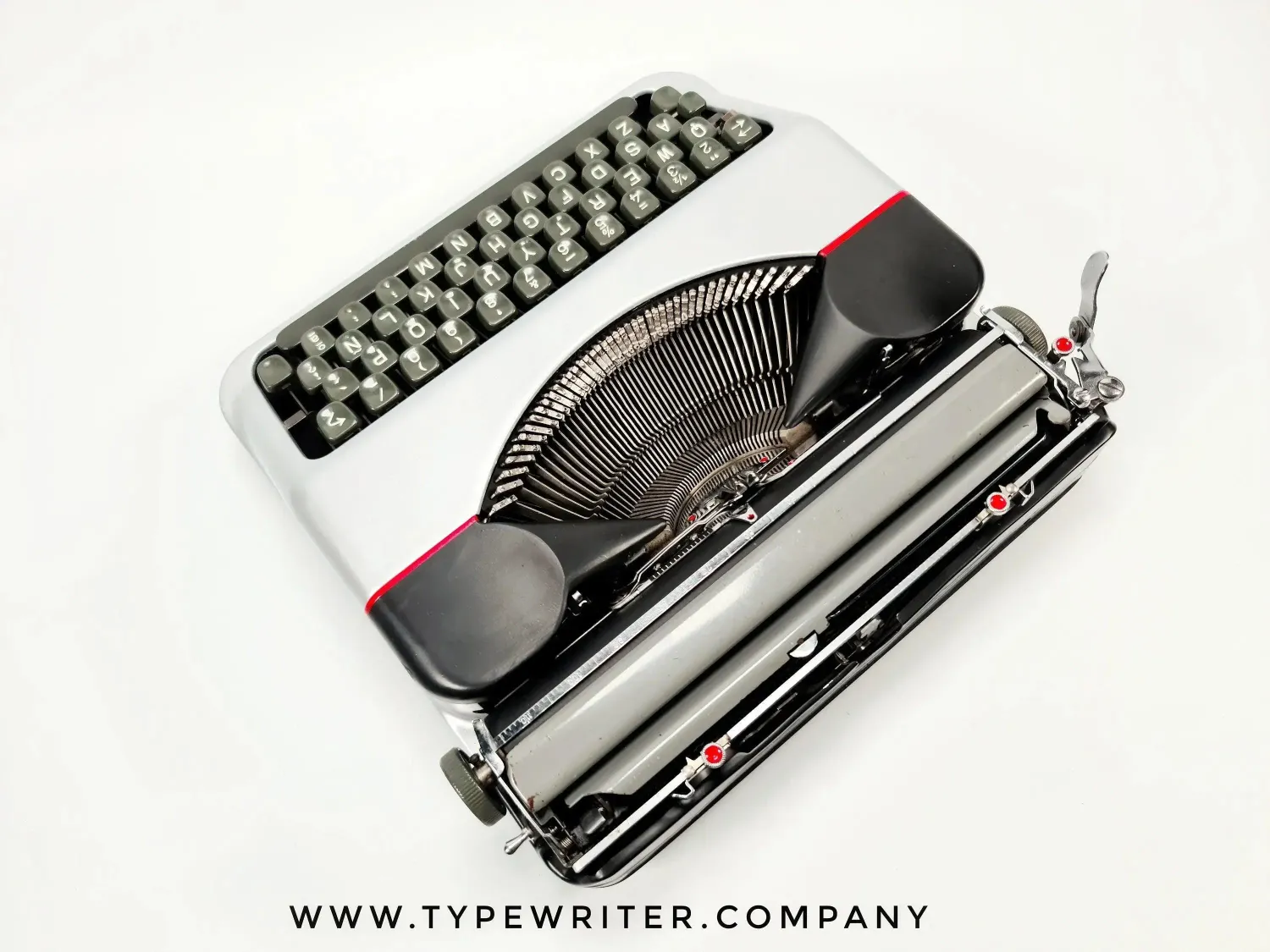 Hermes Baby Silver, Vintage Manual Typewriter, Restored