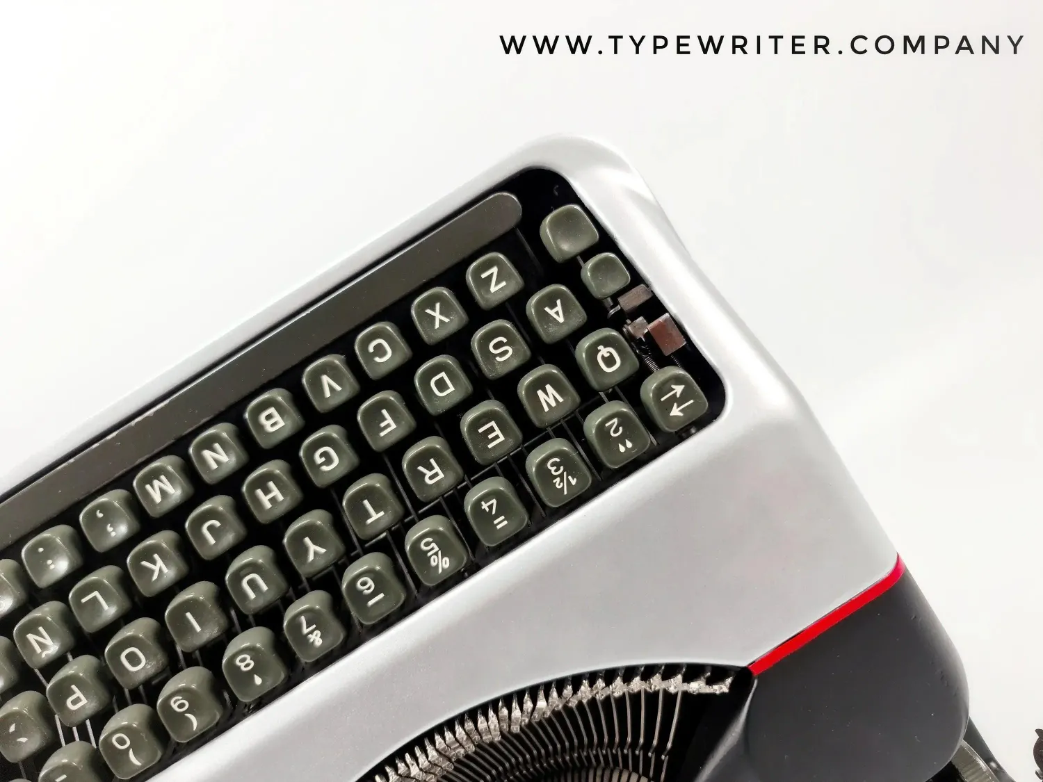Hermes Baby Silver, Vintage Manual Typewriter, Restored